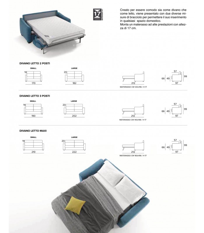 Divano letto - Cimone