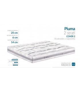 Materasso Piuma 2 strati