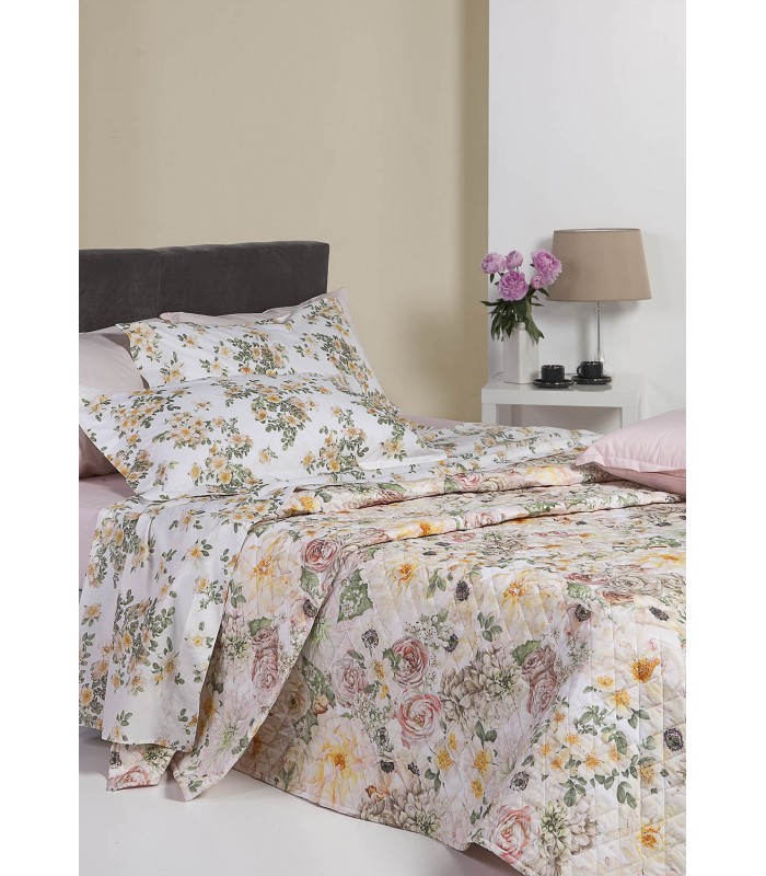 Copriletto quilt - Sweet bouquet