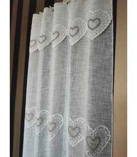 Tendina a vetro - Cuore