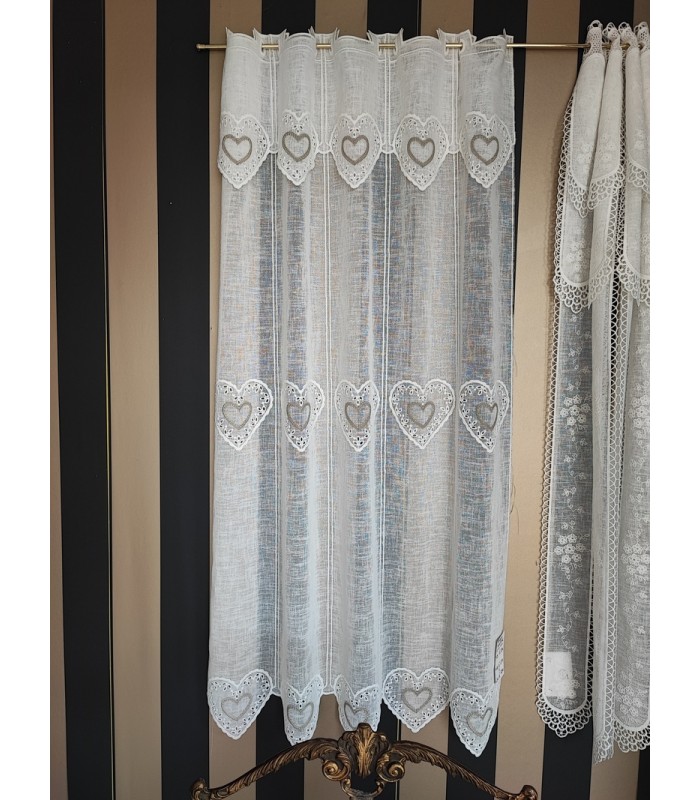 Tendina a vetro - Cuore