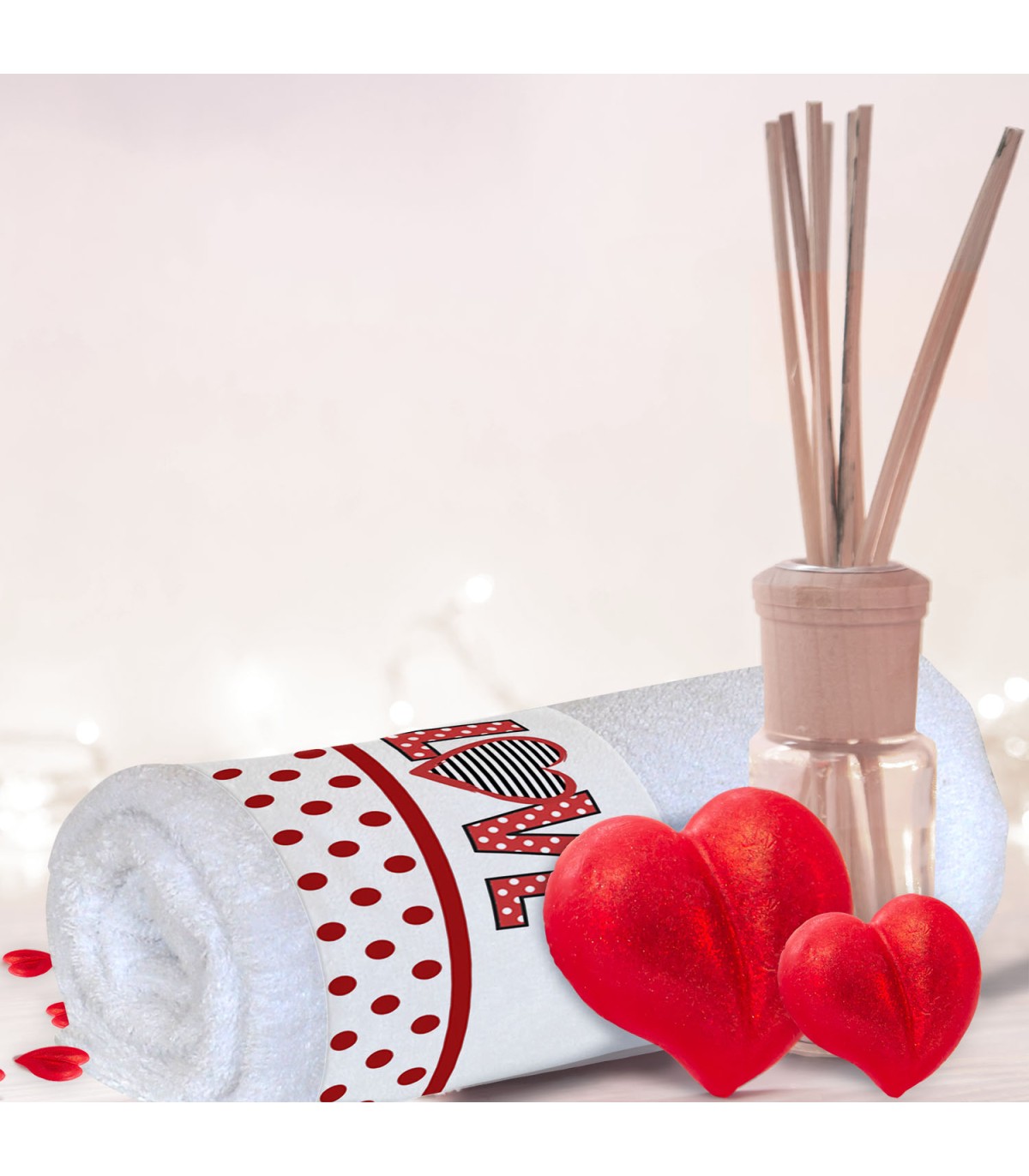 Set asciugamani - San Valentino